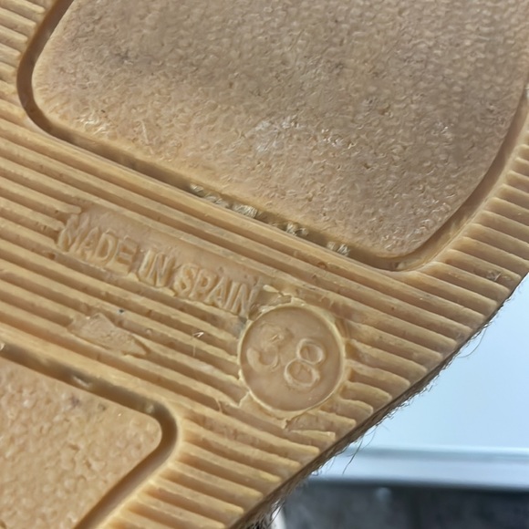 Gainolrpochilles Hand made in Spain wedge womens shoe size 38 - Picture 12 of 15